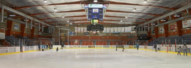 Patin à glace 500 femme blanc pour les clubs et collectivités