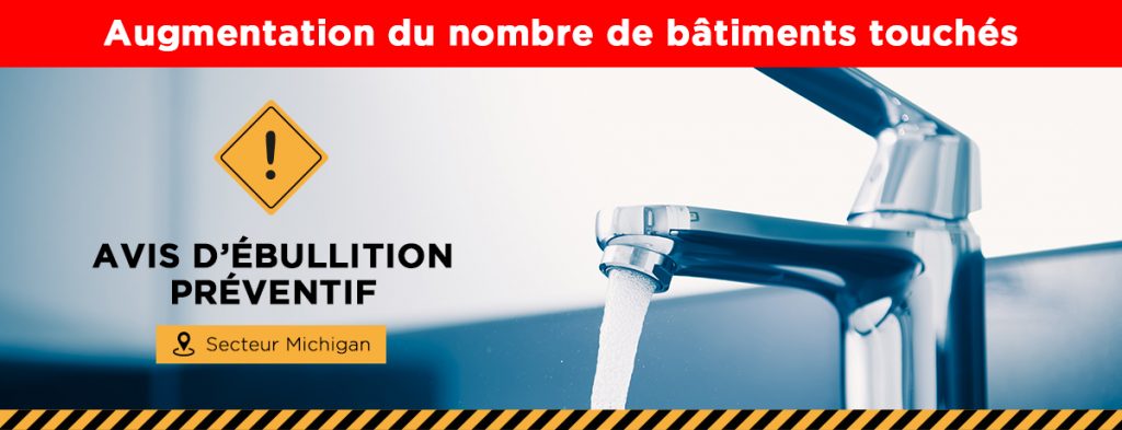 Ville de Magog | Avis d'ébullition préventif : secteur Michigan - Mercredi 8 juillet 2020