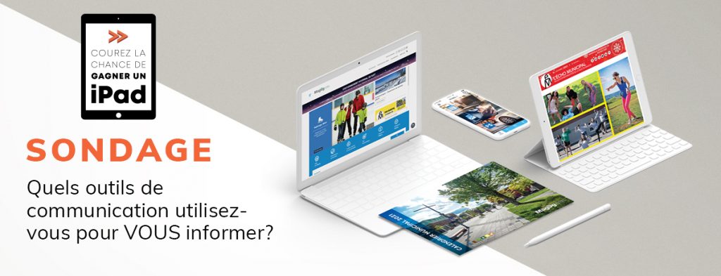 Pour vous avec vous | Sondage des outils de communication externe