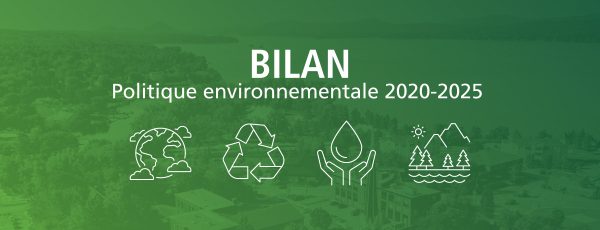 Communiqué - Politique environnementale 2020-2025 | La Ville de Magog dresse un bilan positif et souligne des avancées concrètes