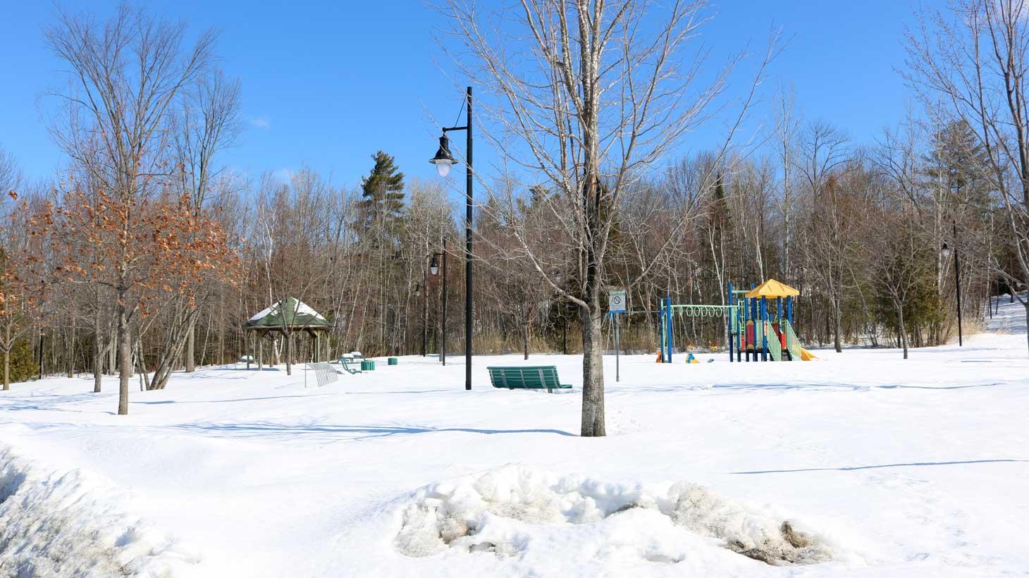 Parc Général-Vanier | Hiver | Ville de Magog