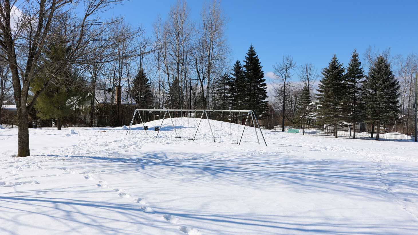 Parc des Cerisiers | Hiver | Ville de Magog