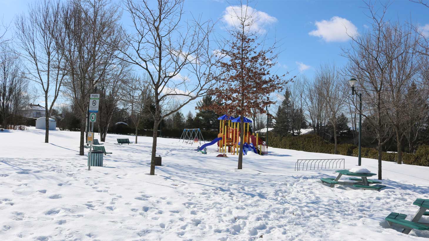Parc des Sommets | Hiver | Ville de Magog