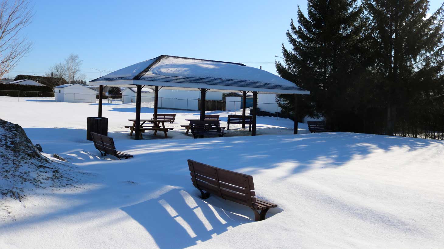 Parc des Amis | Hiver | Ville de Magog