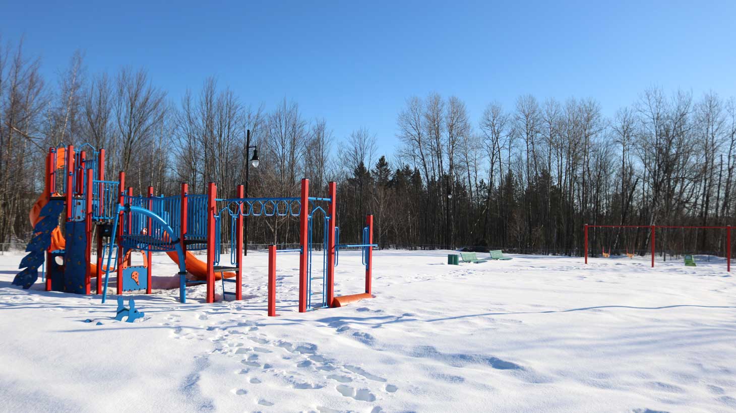 Parc des Pionniers | Hiver | Ville de Magog