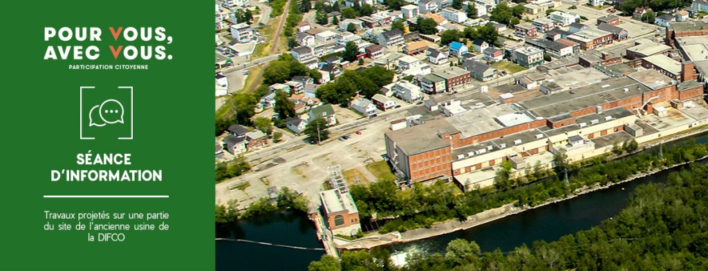 Ville de Magog | Travaux projetés sur une partie du site de l’ancienne usine de la DIFCO