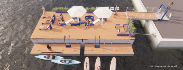 Projet de parc flottant public au quai MacPherson