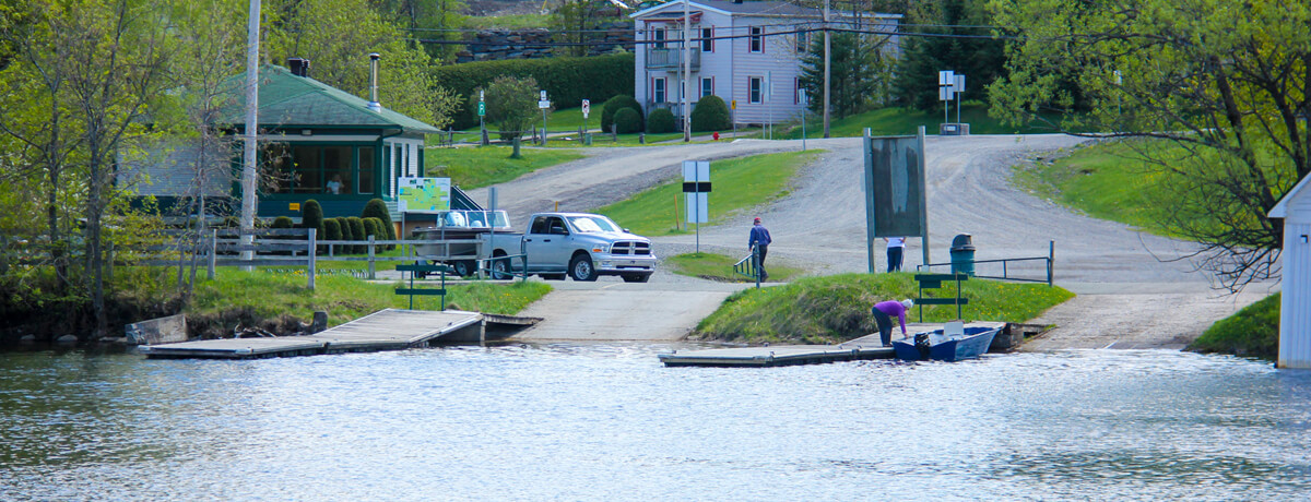 Ouverture de la rampe de mise à l'eau Ville de Magog