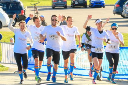 Course à pied, relais du lac Memphrémagog