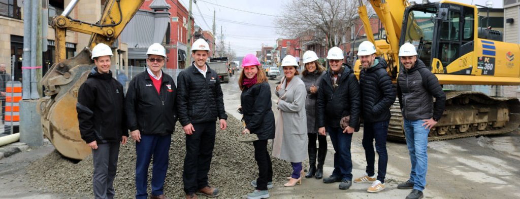 Lancement officiel des travaux de revitalisation du centre-ville de Magog