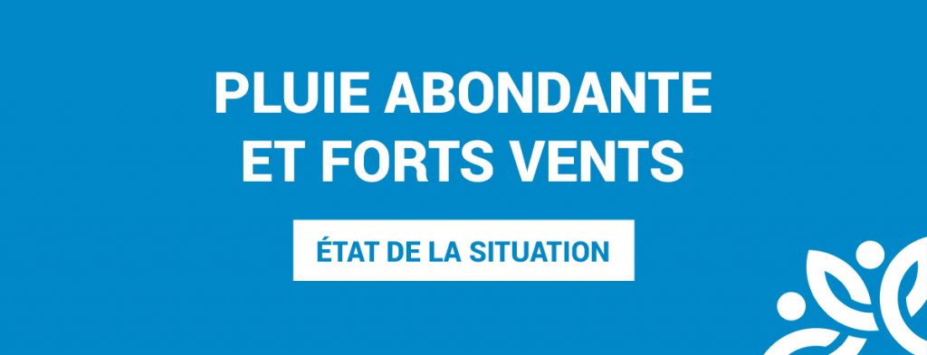 Ville de Magog | Pluie abondante et forts vents - État de la situation
