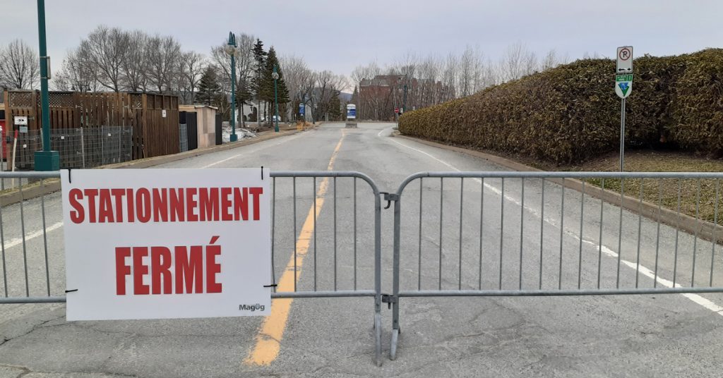 Ville de Magog | Fermeture du stationnement du Moulin