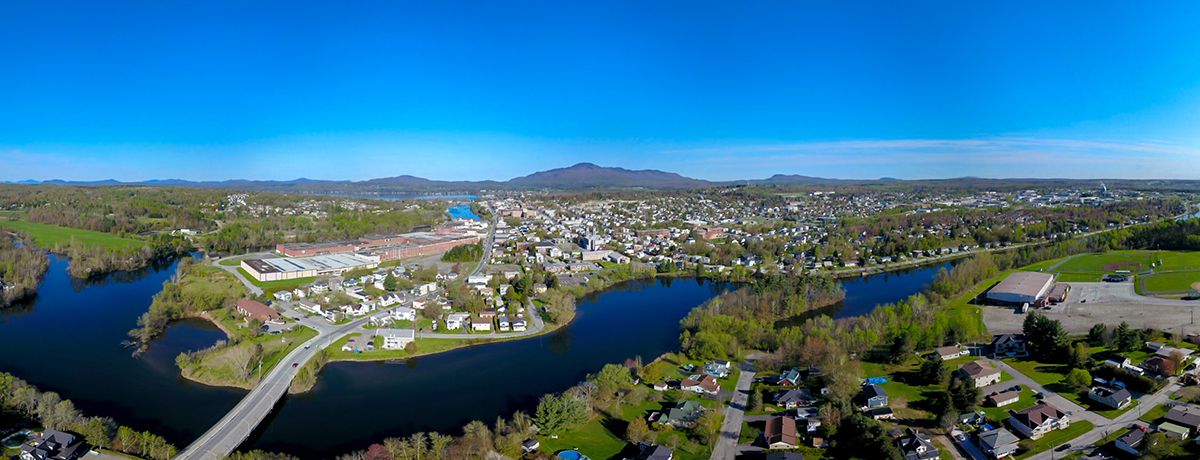 Ville de Magog | Photo aérienne - Marco Bergeron