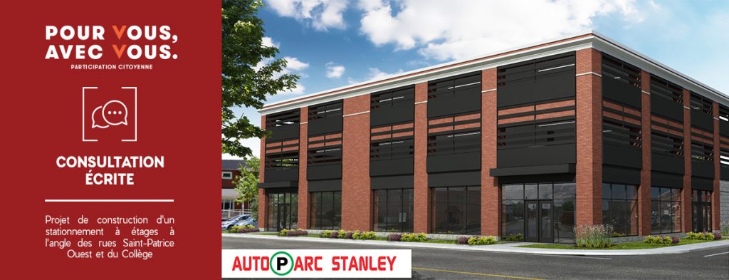 Consultation citoyenne | Projet de construction d’un stationnement à étages