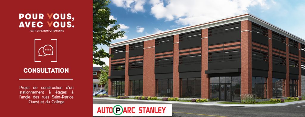 Consultation citoyenne | Projet de construction d’un stationnement à étages