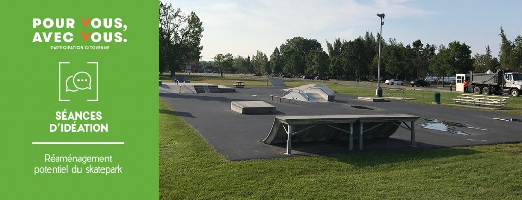 Ville de Magog | Séances d'idéation pour le réaménagement potentiel du skatepark