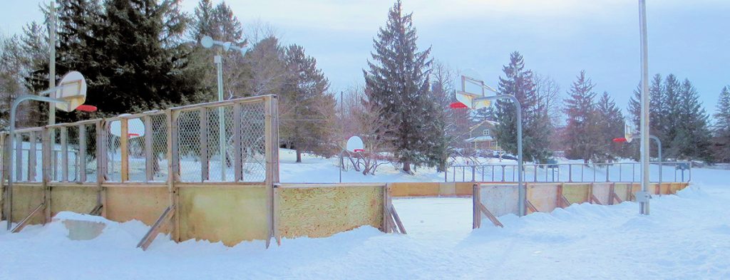 Patinoire extérieure de l'école Princess Elizabeth (2013)