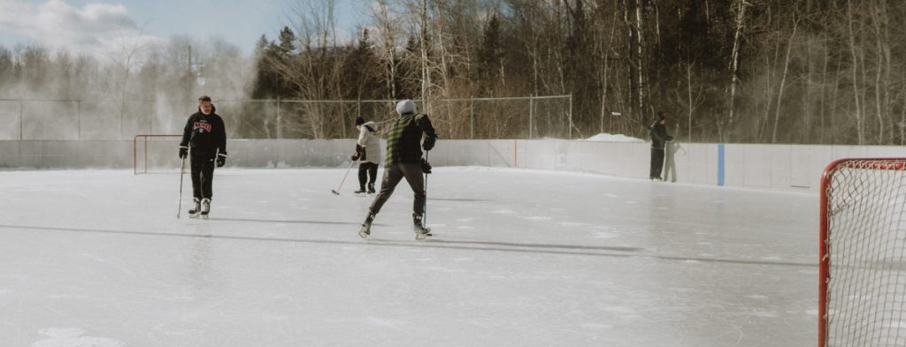 Patinoire extérieure - Hockey