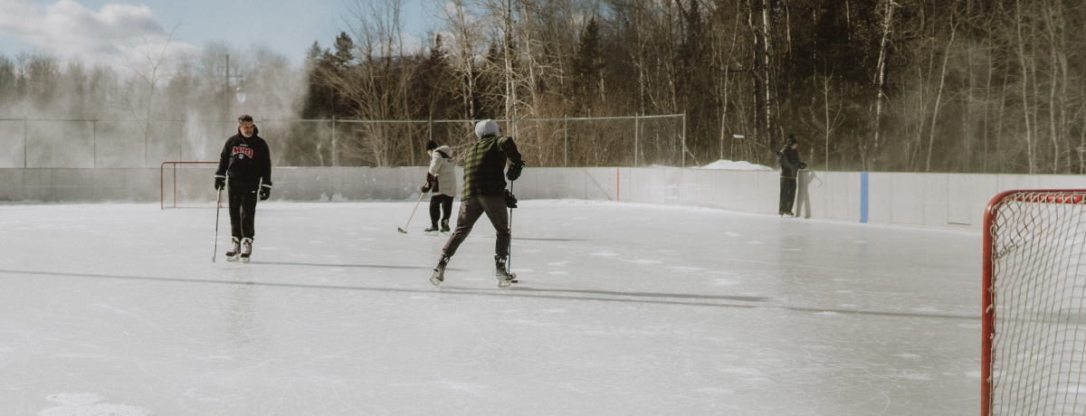 Patinoire extérieure - Hockey Patinoire extérieure - Hockey