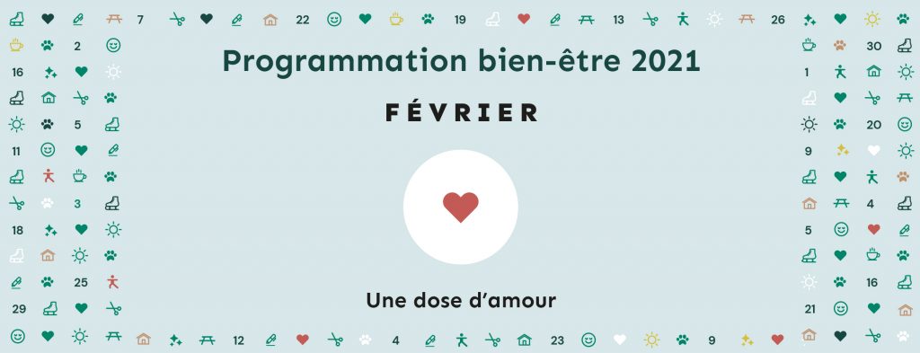 Programmation bien-être 2021 | Thématique février