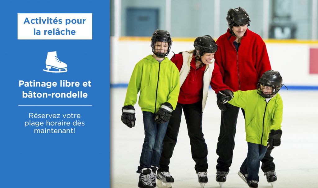 Ville de Magog | Diaporama d'accueil - Patinage libre et bâton-rondelle pour la relâche