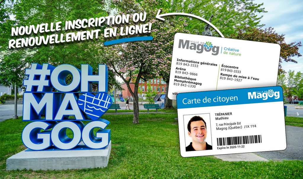 Ville de Magog | Carte de citoyen : faire une demande en ligne