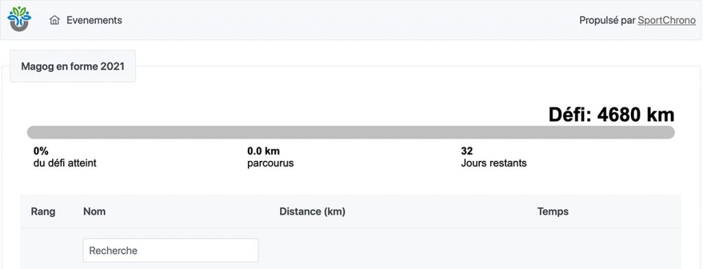 Ville de Magog | Application Magog en forme