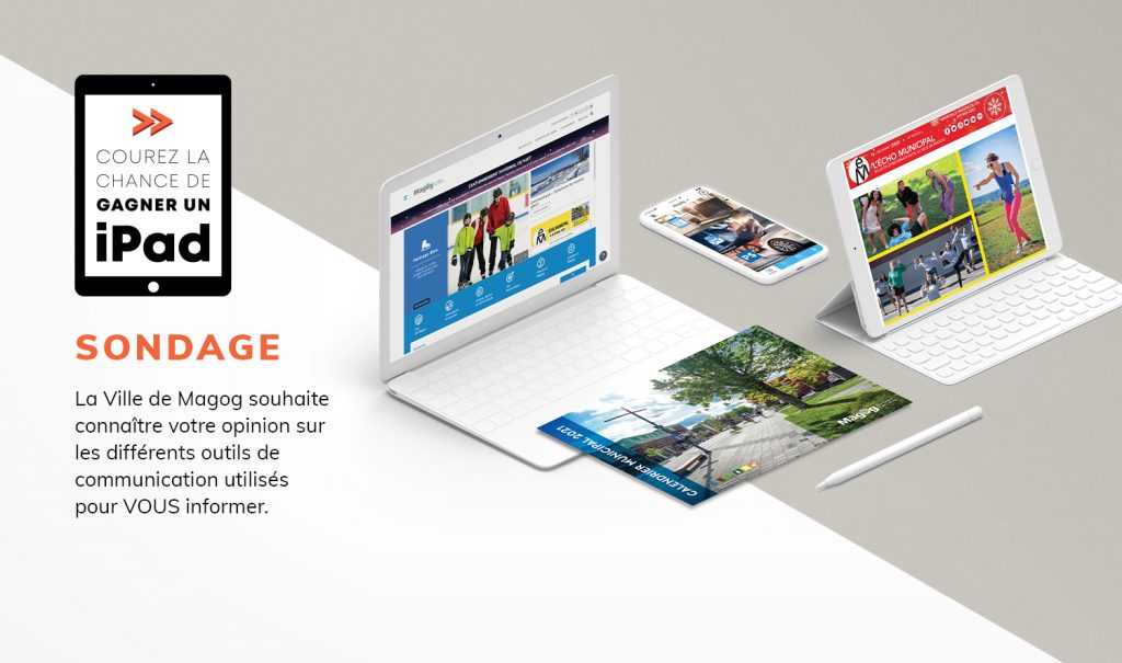 Diaporama d'accueil | Sondage des outils de communication externe