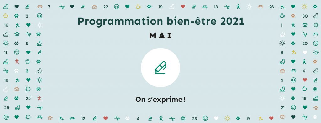 Programmation bien-être 2021 | Thématique mai