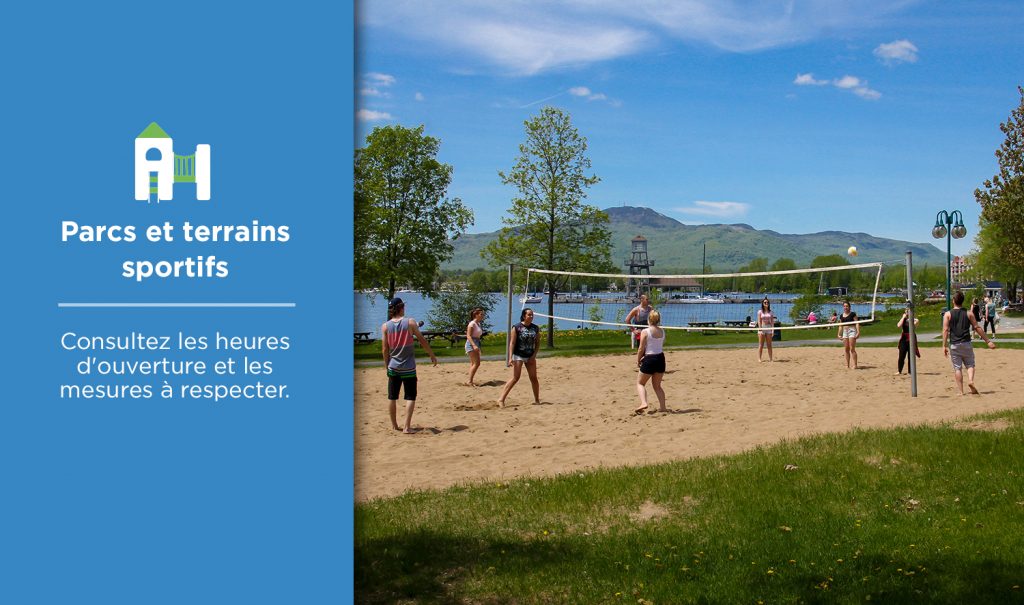 Diaporama d'accueil - Parcs et terrains sportifs