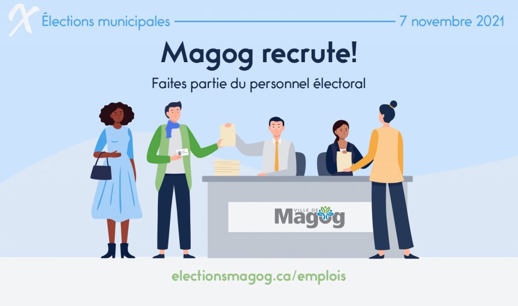 Diaporama d'accueil - Campagne recrutement élections 2021