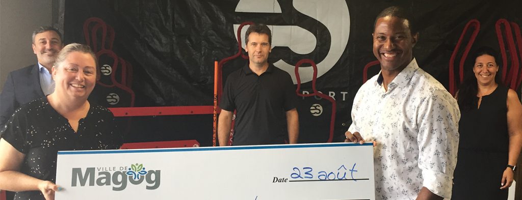 Communiqué - La Ville de Magog accorde une subvention de 5 000 $ à Enov Sport inc.