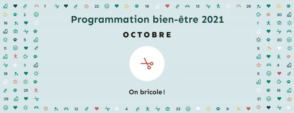 Programmation bien-être 2021 | Thématique octobre