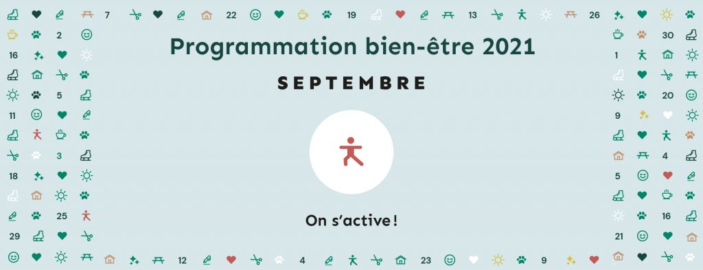 Programmation bien-être 2021 | Thématique septembre