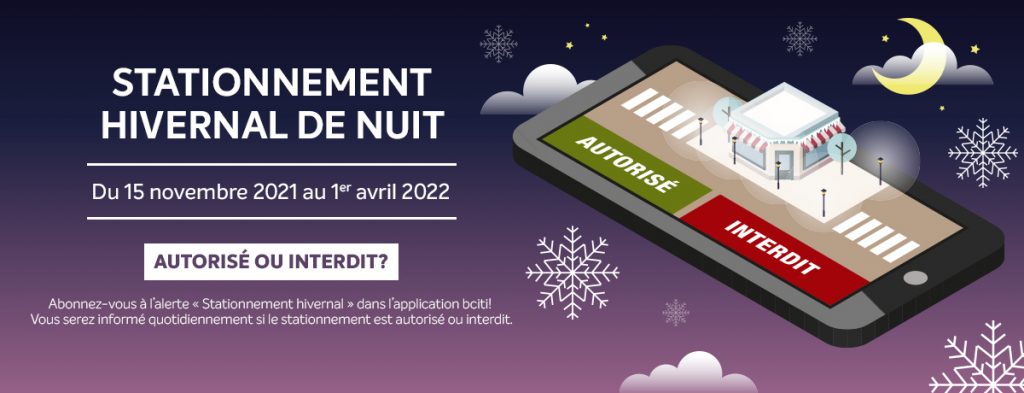 Stationnement hivernal de nuit 2021-2022