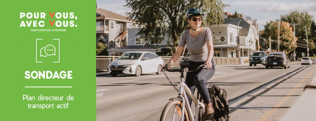 Communiqué - Plan directeur de transport actif | Les Magogois invités à répondre à un sondage