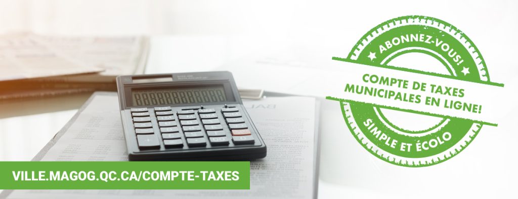 Actualité – Abonnez-vous au compte de taxes municipales