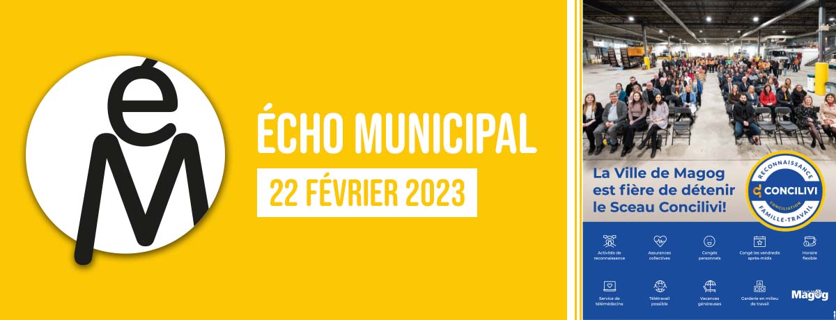 Écho municipal – 2023-02-22