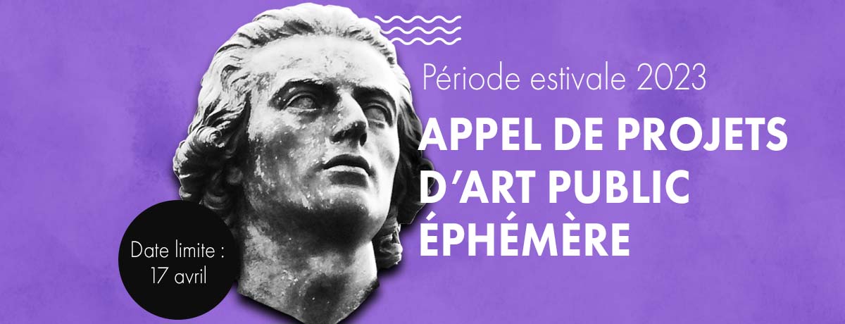 Communiqué - Appel de projets d’art public éphémère | Les artistes invités à soumettre des œuvres pour la période estivale