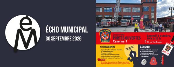 Écho municipal - 2026-09-30