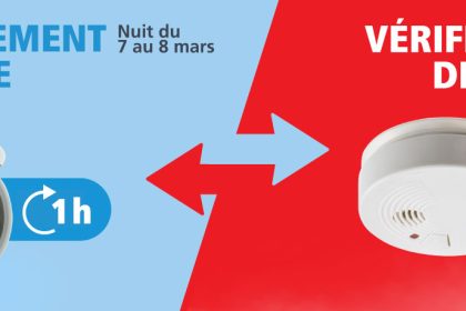 Changement d’heure | Dans la nuit du 7 au 8 mars 2026