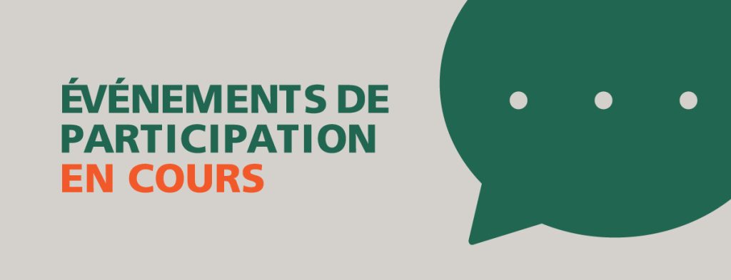 Pour vous avec vous | Événements de participation en cours
