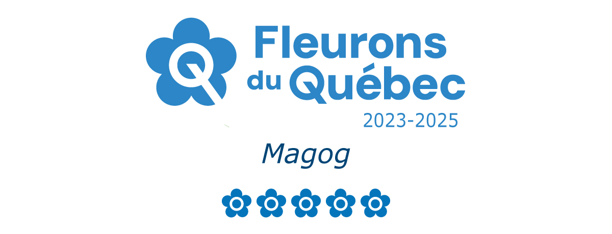 La Ville de Magog obtient 5 fleurons | 2023-2025
