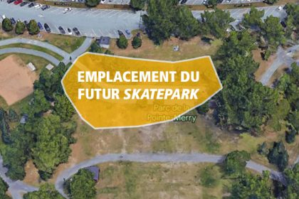 Communiqué - Analyse de sites pour le skatepark à Magog | Le choix s’arrête sur la pointe Merry