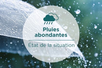 Communiqué - Pluies abondantes | La Ville de Magog surveille l’évolution de la situation - 2023-07-11