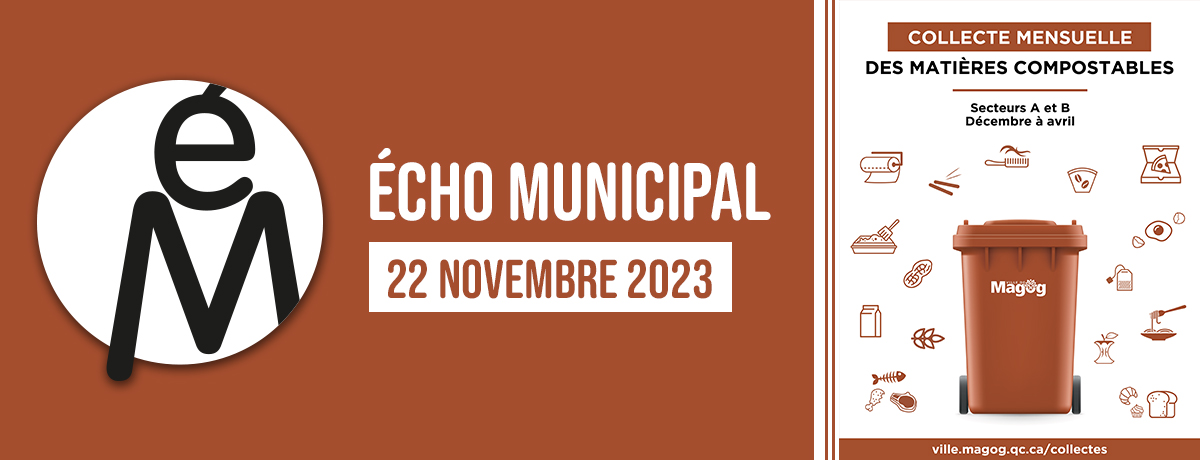 Écho municipal – 2023-11-22