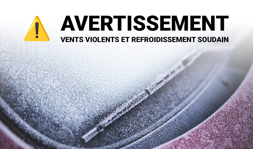 Actualité - Vents violents et refroidissement soudain | La Ville de Magog surveille l’évolution de la situation - 2024-02-28