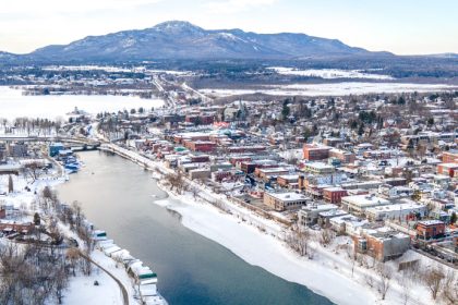 Photo aérienne - Hiver