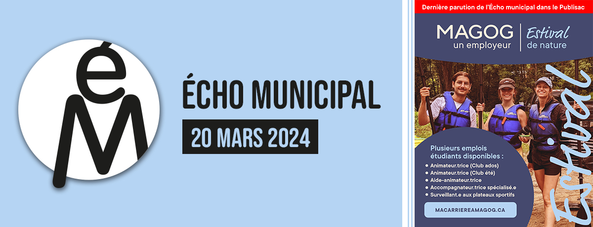 Écho municipal – 2024-03-20