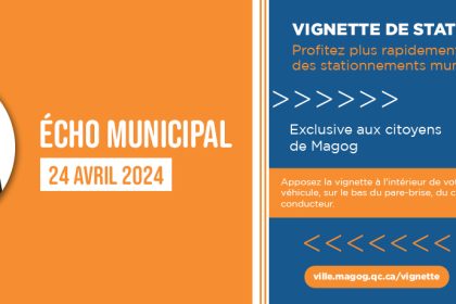 Écho municipal – 2024-04-24
